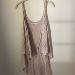 Free People Beige Vest. size XS